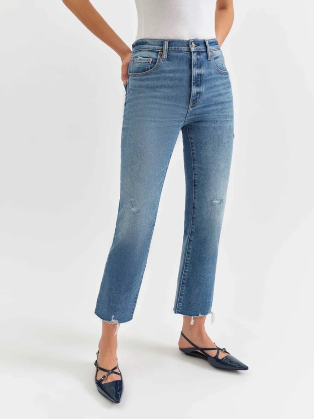 Daze Shy Girl Crop Flare Jeans
